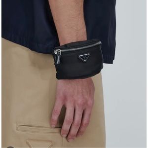 Prada nylon store wrist pouch